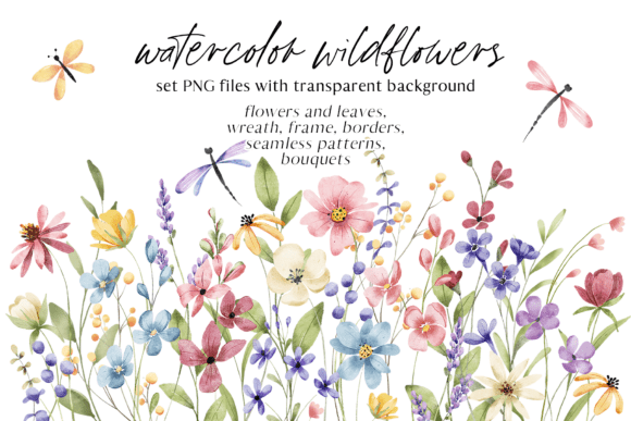 Breathe Life into Your Projects with Watercolor Wild Flowers