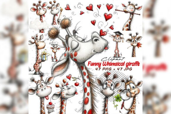 Bring Storybook Charm to Life with Whimsical Giraffe Clipart