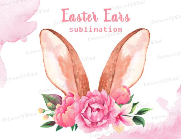 Easter Ears Sublimation PNG: Creative Uses for Your 1st Easter Design