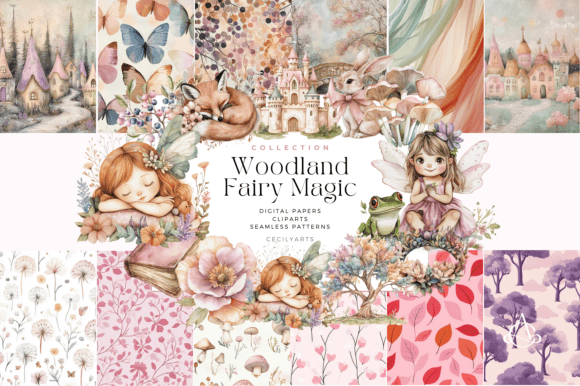 Woodland Fairy Magic: A Design Asset for Dreamy Projects