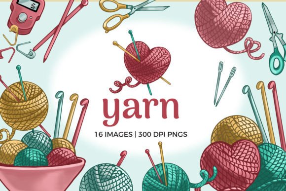 Yarn Crafting Clipart: Elevate Your Creative Projects